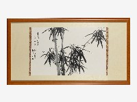 藏品(乙丑年春鄭翼翔畫、□□□題墨竹圖)的圖片