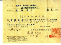 藏品(昭和十六年蔡調欽繳納保險費領收證明)的圖片