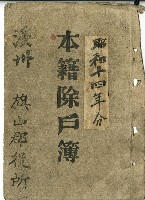 藏品(昭和十四年旗山郡役所本籍除戶簿封面)的圖片