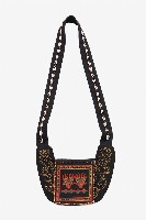 藏品(排灣族人形繡樣男攜物袋)的圖片