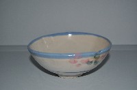 藏品(鶯歌彩繪藍口簡筆花卉紋碗)的圖片
