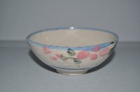 藏品(鶯歌彩繪藍口簡筆花卉紋碗)的圖片