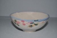 藏品(鶯歌彩繪藍口簡筆花卉紋碗)的圖片