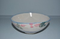 藏品(鶯歌彩繪藍口簡筆花卉紋碗)的圖片