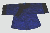 藏品(藍色緞面長袖上衣)的圖片