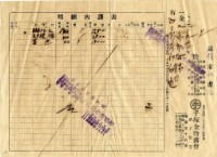 藏品(大正九年臺中手塚金物商會領收證明及明細)的圖片