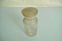 藏品(平頂塞蓋寬口短頸透明玻璃罐)的圖片