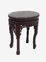 藏品(木刻軟團螭龍紋矮凳)的圖片