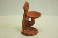藏品(紅棕釉陶製油燈)的圖片