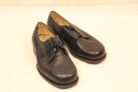 藏品(林衡道所用的黑色素面綁帶德比式皮鞋)的圖片