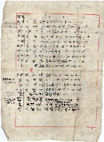 藏品(民國三十五年王殷鑑家族生辰單)的圖片