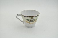 藏品(醬口五彩貼花折枝花卉紋咖啡杯)的圖片