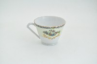 藏品(醬口五彩貼花折枝花卉紋咖啡杯)的圖片