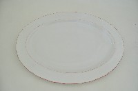 藏品(紅口白地橢圓形長盤)的圖片