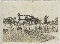 藏品(彰化八卦山溫泉開工典禮老照片)的圖片