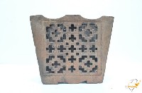 藏品(灰胎鏤空矩形筷籠)的圖片