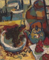 藏品(靜物（壺與水果）)的圖片