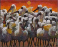 藏品(黑面琵鷺)的圖片