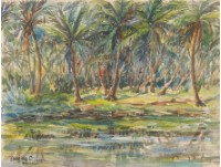 藏品(椰林倒影)的圖片