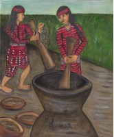 藏品(搗米姊妹)的圖片