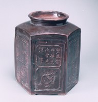 藏品(印花六角折肩罐)的圖片