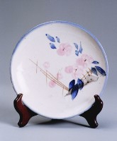 藏品(花草瓷盤)的圖片