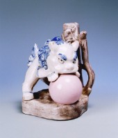 藏品(獅子臺燈座)的圖片