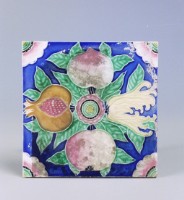 藏品(藍地四果磁磚)的圖片