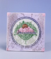 藏品(水果盤磁磚)的圖片