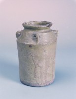 藏品(土黃色四耳瓶)的圖片