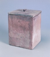 藏品(素燒紅陶四方蓋盒)的圖片