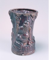 藏品(黑釉人物香筒)的圖片