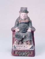 藏品((陶器己210)郭聖王像(清末)13*9*2.5)的圖片