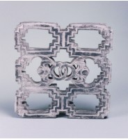 藏品(黑陶花窗框)的圖片