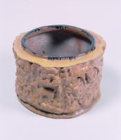 藏品(林間野鹿直筒火缽)的圖片