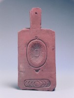 藏品(素燒紅龜粿模)的圖片