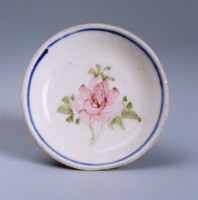 藏品(彩繪牡丹碟（小）)的圖片