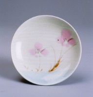 藏品(彩繪花草碟（大）)的圖片