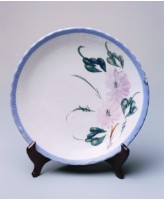 藏品(彩繪花卉盤（大）)的圖片
