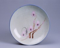 藏品(彩繪梅花盤（大）)的圖片