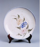 藏品(彩繪牡丹盤)的圖片