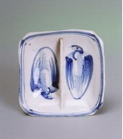 藏品(鶴紋雙格小碟)的圖片