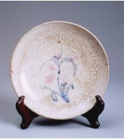 藏品(蘭花陶盤)的圖片