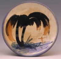 藏品(風景彩繪皿)的圖片