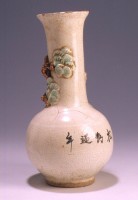 藏品(松鶴浮貼花瓶)的圖片