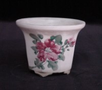 藏品(白地折枝花卉八角花盆)的圖片