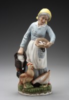 藏品(老太婆餵雞)的圖片