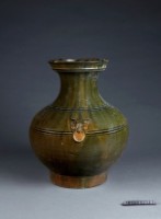 藏品(綠釉盤口瓶)的圖片