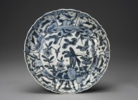 藏品(青花花鳥紋盤)的圖片