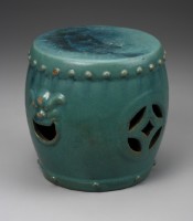 藏品(廣東綠釉陶凳)的圖片